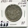 Image 1 : 1951 CNDN SILVER 50 CENT PC