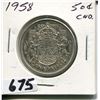 Image 1 : 1958 CNDN SILVER 50 CENT PC