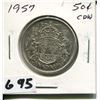Image 1 : 1957 CNDN SILVER 50 CENT PC