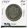 Image 1 : 1957 CNDN SILVER 50 CENT PC