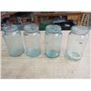 Image 1 : 4 IMPROVED GEM GREEN CANNING JARS