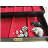 Image 2 : LARGE JEWELLERY BOX W/SHELLS, (PENCIL SHARPENER, GOLF TEE, ETC)