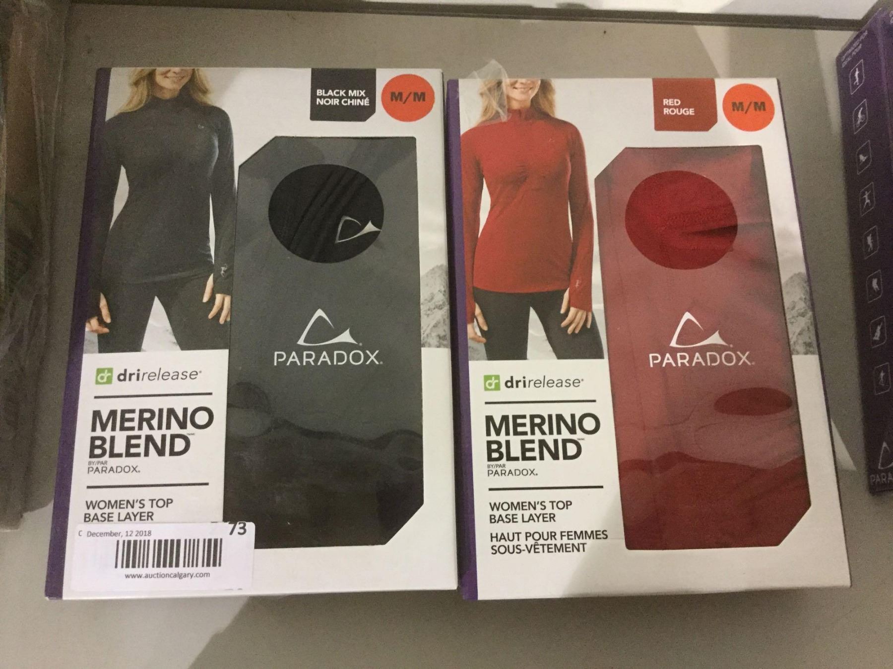 paradox merino blend base layer