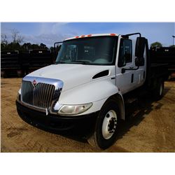 2011 INTERNATIONAL 4300M7 FLATBED DUMP, VIN/SN:1HTJTSKL9BH344903 - S/A, CREW CAB, MAXFORCE INTERNATI