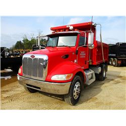 2008 PETERBILT 340 DUMP, VIN/SN:2XPRAN8XX8M765636 - S/A, PACECAR PX8 330 HP ENGINE, 10 SPEED TRANS, 
