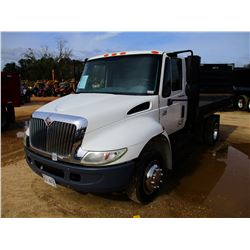 2007 INTERNATIONAL 4300 FLATBED DUMP, VIN/SN:1HTMMAAM17H520834 - S/A, IHC DIESEL ENGINE, 6 SPEED TRA