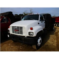 1998 CHEVROLET C7500 DUMP, VIN/SN:1GBM7H1M3WJ110576 - S/A, CAT DIESEL ENGINE, A/T, GVW 30,000LB, 16'