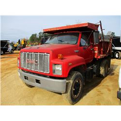 1994 GMC TOP KICK DUMP, VIN/SN:1GDM7H1J5RJ516277 - S/A, CAT DIESEL ENGINE, A/T, 8' WARREN DUMP BODY,