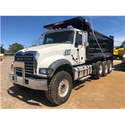 2019 MACK GR64F DUMP, VIN/SN:1M2GR4GC9KM004843 - TRI-AXLE, 455 HP MACK MP8 ENGINE, ALLISON 4500 RDS 
