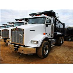 2019 KENWORTH T800 DUMP, VIN/SN:1NKDL40X5KJ223904 - T/A, 500 HP CUMMINS ENGINE, ALLISON 4500 RDS A/T