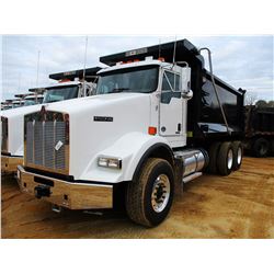 2019 KENWORTH T800 DUMP, VIN/SN:1NKDL40X3KJ223903 - T/A, 500 HP CUMMINS ENGINE, ALLISON 4500 RDS A/T