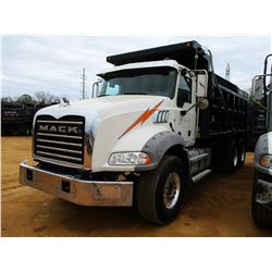2016 MACK GU813 DUMP, VIN/SN:1M2AX13C8GM061073 - T/A, 405HP MACK MP7 ENGINE, ALLISON 4500RDS, 44K RE