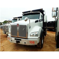 2015 KENWORTH T880 DUMP, VIN/SN:1NKZLP0X0FJ465769 - T/A, 430 HP PACECAR ENGINE, AUTO SHIFT TRANS, 46