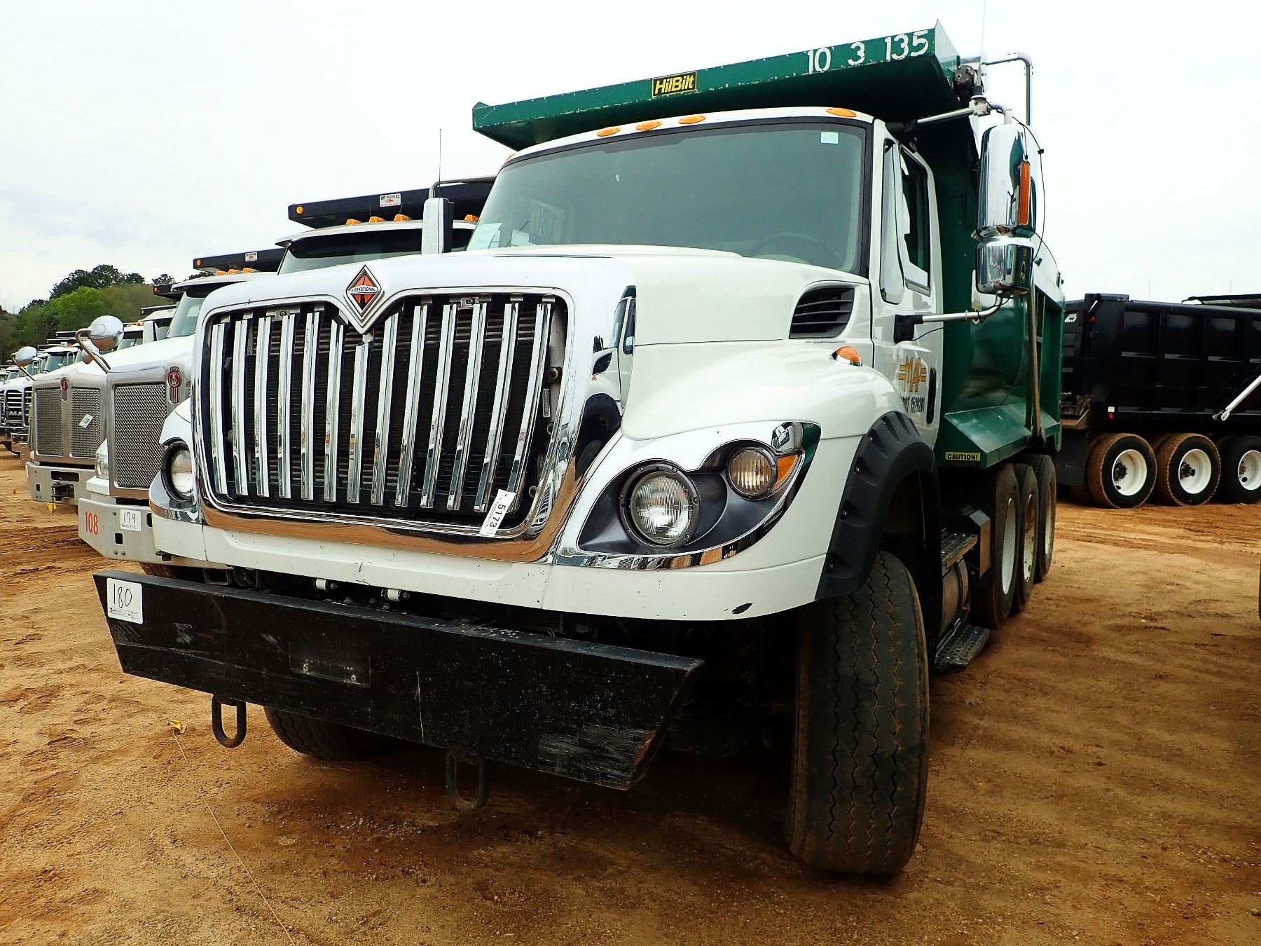 2015 INTERNATIONAL 7600 DUMP, VIN/SN3HAGSSNR2FL737218 TRIAXLE, 410