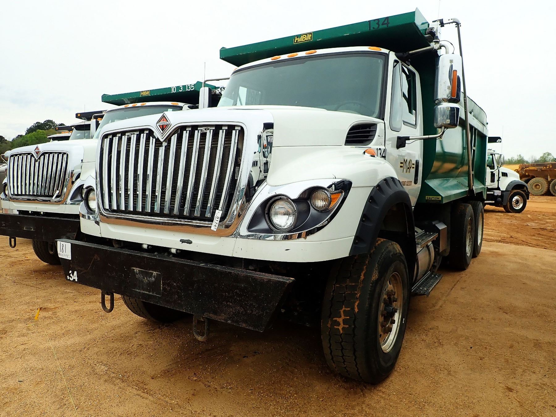 2015 INTERNATIONAL 7600 DUMP, VIN/SN3HAGSSNR0FL737217 TRIAXLE, 410