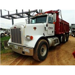 2009 PETERBILT 367 DUMP, VIN/SN:1NPTLBEX79D792149 - TRI-AXLE, 475HP C15 CAT ENGINE, 8LL TRANS, 46K R
