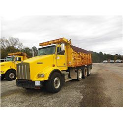 1999 KENWORTH T800 DUMP, VIN/SN:1NKDLB0X0XR815644 - TRI-AXLE, 475 HP CAT DIESEL ENGINE, 10 SPEED TRA