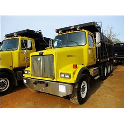 2001 WESTERN STAR 4964FX DUMP, VIN/SN:2WLPCD3J21K970446 - TRI-AXLE, 475 HP CAT C15 DIESEL ENGINE (6N