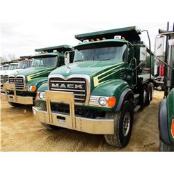 2005 MACK CV713 DUMP, VIN/SN:1M2AG11C85M023777 - TRI-AXLE, MACK DIESEL ENGINE, 8LL TRANS, 16' HARD O