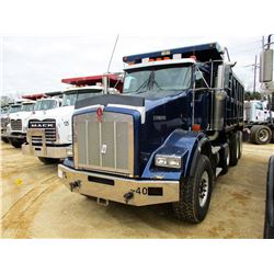 2007 KENWORTH T800 DUMP, VIN/SN:X27168842 - TRI-AXLE, 475 HP CAT C15 DIESEL ENGINE, 10 SPEED TRANS, 