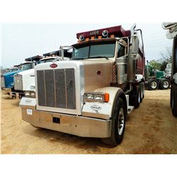 2006 PETERBILT 378 DUMP, VIN/SN:1NPFXBTX06N886027 - TRI-AXLE, C15 CAT ENGINE, 8LL TRANS, 46K REARS, 