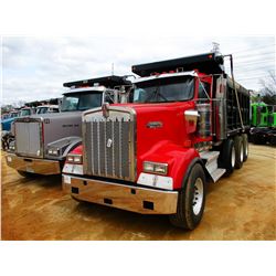 2007 KENWORTH W900 DUMP, VIN/SN:1XKWDB0X17J208288 - TRI-AXLE, 475HP CAT C15 DIESEL ENGINE, 10 SPEED 