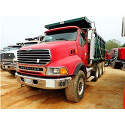 2006 STERLING DUMP, VIN/SN:2FZHAZDE56AV54614 - TRI-AXLE, C15 CAT DIESEL ENGINE, 8LL TRANS, 46K REARS