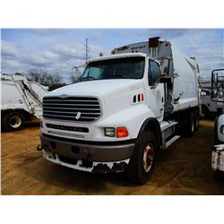 2009 STERLING GARBAGE TRUCK, VIN/SN:2FZHAZDE29AAC5348 - CAT DIESEL ENGINE, A/T, NEW WAY 25RL KING CO