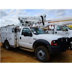 2007 Ford F550 Bucket Truck Vinsn1fdaf57p37eb27479 4x4