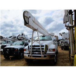 2007 FORD F750 BUCKET TRUCK, VIN/SN:3FRXF75TX7V512331 - S/A, DIESEL ENGINE, 7 SPEED TRANS, TEREX SER