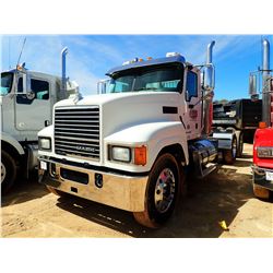 2013 MACK CHU613 TRUCK TRACTOR, VIN/SN:1M1AN07Y6DM012573 - T/A, 505HP MP8 ENGINE, MACK T318, 18 SPEE