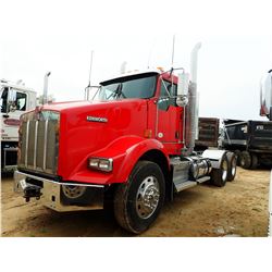 2014 KENWORTH T800 TRUCK TRACTOR, VIN/SN:1XKDDP0X9EJ416386 - T/A, PACCAR ENGINE, 10 SPEED TRANS, 46K