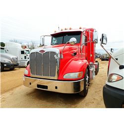2012 PETERBILT 387 TRUCK TRACTOR, VIN/SN:1XPVDP9X6CD166067 - T/A, 455 HP PACCAR MX ENGINE, 10 SPEED 