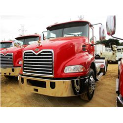 2007 MACK CXN613 TRUCK TRACTOR, VIN/SN:1M1AK06Y27N019643 - T/A, MACK DIESEL ENGINE, MACK T310M 10 SP