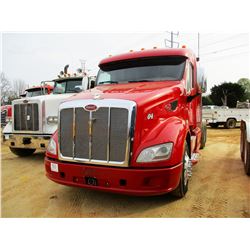 2012 PETERBILT 587 TRUCK TRACTOR, VIN/SN:1XP4D49X3CD132646 - T/A, 450HP ISX15 CUMMINS ENGINE, 13 SPE