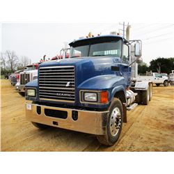 2009 MACK CHU613 TRUCK TRACTOR, VIN/SN:1M1AN07Y59N005065 - T/A, MP8 485C MACK ENGINE, 18 SPEED TRANS