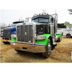 2008 PETERBILT 388 TRUCK TRACTOR, VIN/SN:1XPWD40X48N752283 - T/A, 18 SPEED TRANS, 46K REARS, AIR RID