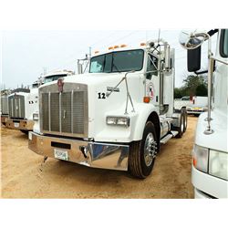2005 KENWORTH T800 TRUCK TRACTOR, VIN/SN:1XKDDU9X85J091571 - T/A, CAT C13 DIESEL ENGINE, 10 SPEED TR
