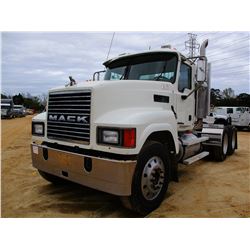 2007 MACK CHN613 TRUCK TRACTOR, VIN/SN:1M1AJ06YX7N007761 - T/A, MACK DIESEL ENGINE, 10 SPD TRANS, 40