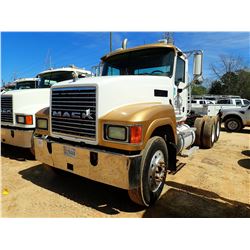 2007 MACK CHN613 TRUCK TRACTOR, VIN/SN:1M1AJ06Y47N008498 - T/A, MACK ENGINE, 10 SPEED TRANS, 44K REA