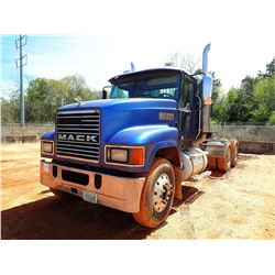 2006 MACK CHN613 TRUCK TRACTOR, VIN/SN:1M1AJ06Y86N004291 - MACK DIESEL ENGINE, 8LL TRANS, 38L REARS,