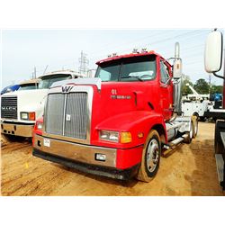 2003 WESTERN STAR TRUCK TRACTOR, VIN/SN:5KJFAPAY93PK83191 - T/A, CAT DIESEL ENGINE, 10 SPEED TRANS, 
