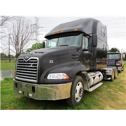 2000 MACK CX613 VISION TRUCK TRACTOR, VIN/SN:1M1AE07Y1YW002608 - T/A, E7-460 MACK ENGINE, 13 SPEED T