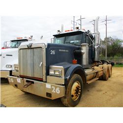 2000 WESTERN STAR 4964F TRUCK TRACTOR, VIN/SN:2WLPDCXJ2YK960818 - T/A, DETROIT DIESEL S60 WNGINE, 10