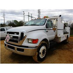 2008 FORD F750 FUEL & LUBE TRUCK, VIN/SN:3FRNF75C08V067865 - CUMMINS DIESEL ENGINE, A/T, GVWR 25,999