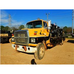 1982 FORD 8000 FUEL & LUBE TRUCK, VIN/SN:1FDYR80U9CVA53681 - S/A, CAT DIESEL ENGINE, 6 SPEED TRANS, 