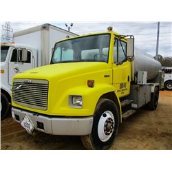 1998 FREIGHTLINER FL80 FUEL TRUCK, VIN/SN:1FV6JLBB0WH945326 - S/A, CUMMINS ENGINE, A/T, 23K REAR AXL