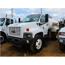 2006 GMC 6500 WATER TRUCK, VIN/SN:1GDJ6C1C96F421519 - CAT DIESEL ENGINE, A/T, WATER TANK, REAR, INTE