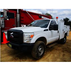 2011 FORD F350 MECHANIC TRUCK, VIN/SN:1FDRF3B6XBEC03679 - 4X4, GAS ENGINE, A/T, KNAPHEIDE SERVICE BO