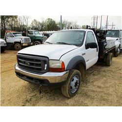 1999 FORD F550 MECHANICS TRUCK, VIN/SN:1FDNF20F1XEC88575 - DIESEL ENGINE, A/T, TOOL BOXES, AIR COMPR